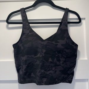 Camo Longline wore free padded Sports Bra/ Tank Top
